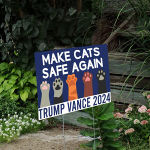 Show Your Support: Trump 2024 and Cats for Trump Vance Yard Sign 6 Trump 2024 Yard Sign ,Cats For Trump Vance Yard Sign2