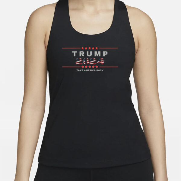 Trump 2024 president election women tank top Donald Trump Republican 2024 election Take America Back Make America Great Again mothers day3