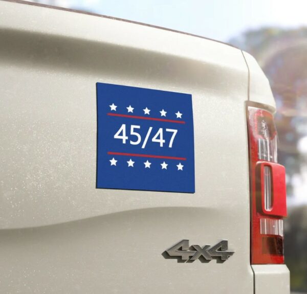 Trump 45 47 Car Magnet, Trump Vance magnet, trump vance 2024, car magnet maga, trump fight magnet, trump fight sticker, trump magnet car