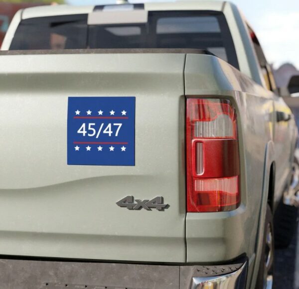 Trump 45 47 Car Magnet, Trump Vance magnet, trump vance 2024, car magnet maga, trump fight magnet, trump fight sticker, trump magnet car1