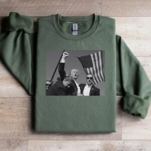 Trump Assassination Attempt Sweatshirt: Show Your Support for the Former President 6 Trump Assassination Sweatshirt, Maga Donald Trump Sweater, Crewneck Trump Assassination attemp sweater, Gift for Republican sweater2