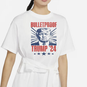 Trump Bulletproof Tank, MAGA Tee Shirt, Conservative Shirt, Election 2024 Republican Tshirt, Women's Ideal Racerback Tank