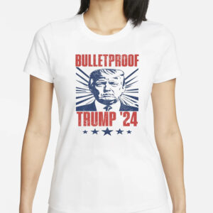 Trump Bulletproof Tank: MAGA Tee for Conservative Women, Election 2024 Republican Racerback 5 Trump Bulletproof Tank, MAGA Tee Shirt, Conservative Shirt, Election 2024 Republican Tshirt, Women's Ideal Racerback Tank1