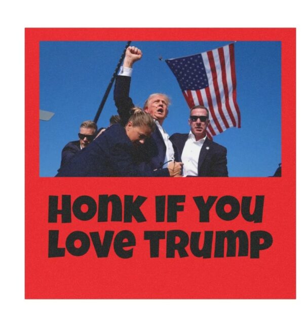 Trump Car Magnets, Honk If You Love Trump, Trump 2024, USA, Freedom, Car Magnet, Vehicle, Sports, Outdoors