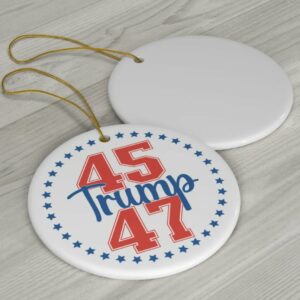 Trump Christmas Ornament 2024: Unique Republican Decor for Conservative Holiday Cheer 6 Trump Christmas Ornament 2024 Funny Trump Gift Unique Republican Decor Trump Supporter Merchandise Conservative Holiday Accent2