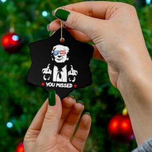 Trump 2024 Christmas Ornament: The Perfect Gift for Republicans and Democrats Alike 5 Trump Christmas Ornament, Trump Christmas 2024, Trump 2024 Merch, Trump Xmas Gift, Gift for Republican, Gag gift for democrat, MAGA Merch1