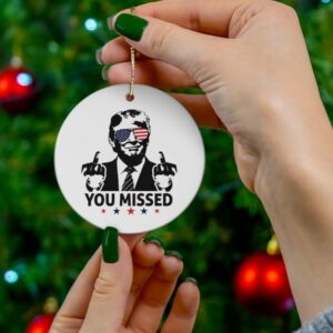 Trump 2024 Christmas Ornament: The Perfect Gift for Republicans and Democrats Alike 6 Trump Christmas Ornament, Trump Christmas 2024, Trump 2024 Merch, Trump Xmas Gift, Gift for Republican, Gag gift for democrat, MAGA Merch2