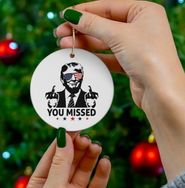 Trump Christmas Ornament, Trump Christmas 2024, Trump 2024 Merch, Trump Xmas Gift, Gift for Republican, Gag gift for democrat, MAGA Merch2