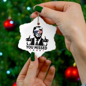 Trump 2024 Christmas Ornament: The Perfect Gift for Republicans and Democrats Alike 7 Trump Christmas Ornament, Trump Christmas 2024, Trump 2024 Merch, Trump Xmas Gift, Gift for Republican, Gag gift for democrat, MAGA Merch3