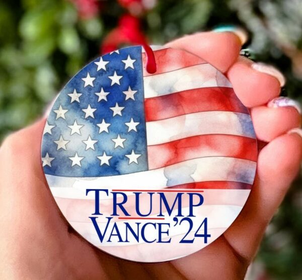 Trump Christmas Ornaments 2024 Trump Christmas Ornament Trump Vance 2024 Christmas Ornament 45 47 Ornament Trump Christmas Gift Republican