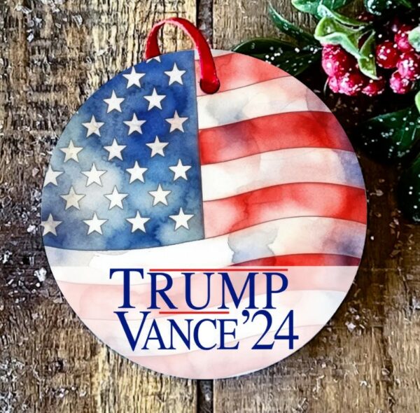 Trump Christmas Ornaments 2024 Trump Christmas Ornament Trump Vance 2024 Christmas Ornament 45 47 Ornament Trump Christmas Gift Republican2