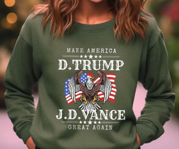 Trump Fight Sweatshirt, Trump Vance 2024 Hoodie, Donald Trump 2024 Hooded, Bulletproof Trump Trump Election 2024 Rally Sweaters, SL31882