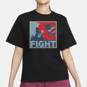 Trump "Fight" Tee: Show Your Support for the 45th President 6 Trump Fight Tee – Unisex2