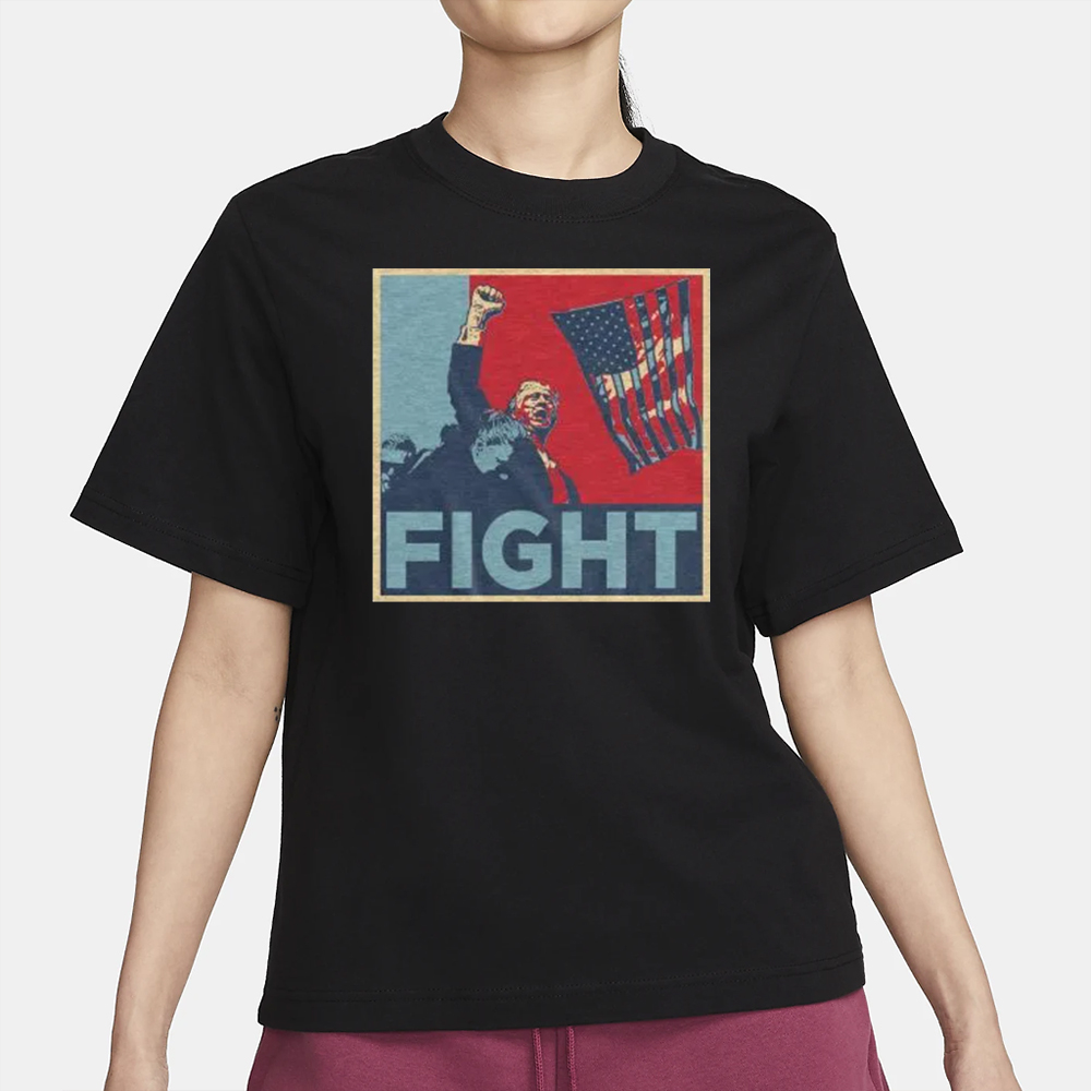 Trump "Fight" Tee: Show Your Support for the 45th President 10 Trump Fight Tee – Unisex2