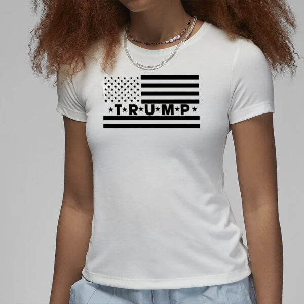 Trump Flag Shirt, 2024 Trump Shirt, Republican T Shirt, Voting Shirt, MAGA Ladies Shirt3