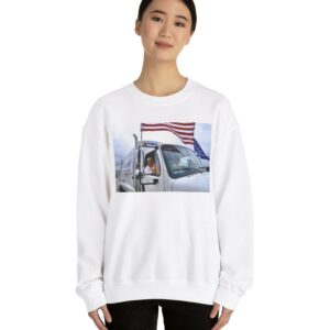 Trump Garbage Truck Crewneck: Show Your Patriotism and Support for Clean Streets 8 Trump Garbage Truck Crewneck Sweatshirts