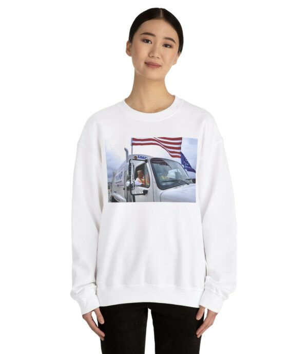 Trump Garbage Truck Crewneck Sweatshirts