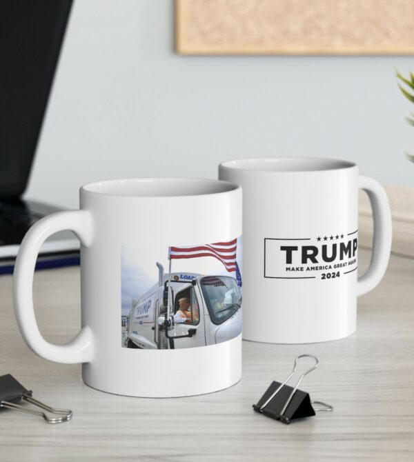 Trump Garbage Truck Mug US