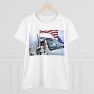 Trump Garbage Truck: The Ultimate Political Statement for Women 8 Trump Garbage Truck Women's Shirts