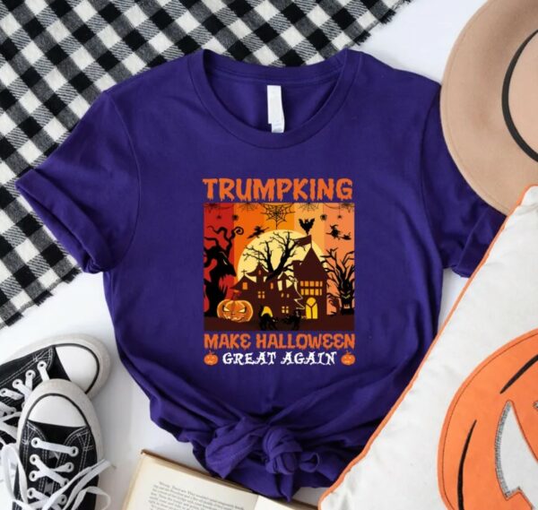 Trump Halloween Shirt Sweatshirt, Make Halloween Great Again Shirt, Trumpking Halloween Hoodie, Funny Halloween Sweaters2