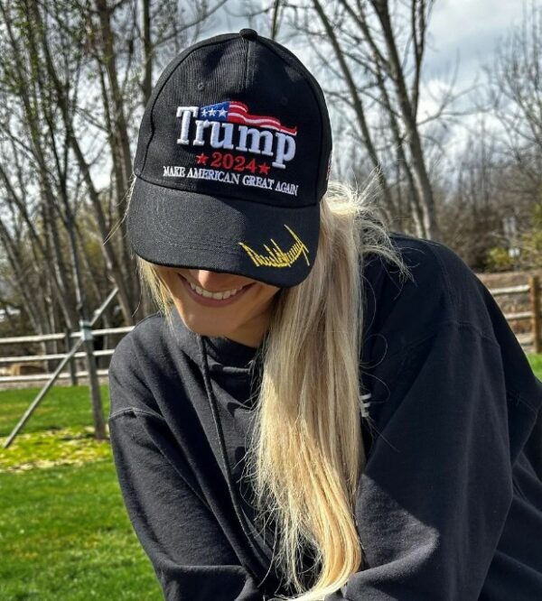 Trump Hat Make American Great Again 2024 MAGA Cap Trump autograph Cap American Flag Trump Hat Trump Supporter Black Trump Cap MAGA 2024 Hat