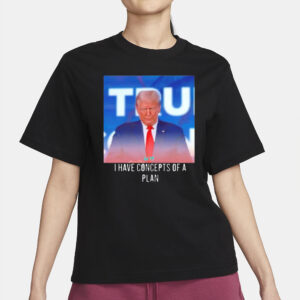 Trump: I Have Concepts of a Plan T-Shirt 6 Trump I have concepts of a plan shirt2