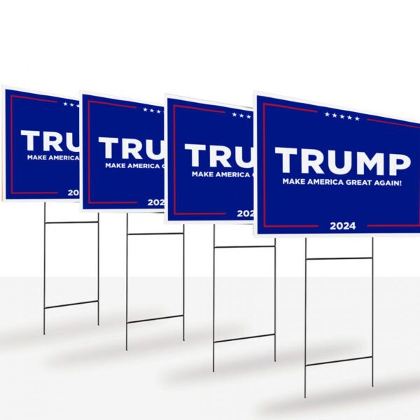 Trump MAGA Political 2024 Signs, Republican Yard Signs