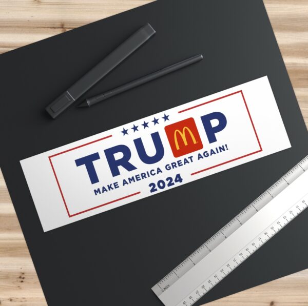 Trump MAGADonald’s 2024 Bumper Stickers US