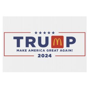 Trump MAGADonald's 2024: Show Your Support with Our Yard Sign 5 Trump MAGADonald's 2024 Yard Sign