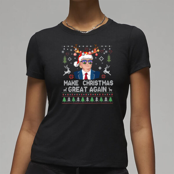 Trump Make Christmas Great Again, Santa Trump t Shirt3