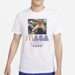 MAGA Statement Tee: Show Your Support with Trump's McDonalds Shirt 6 Trump McDonalds MAGA shirt for Men Political Statement Graphic Tee, men shirts2