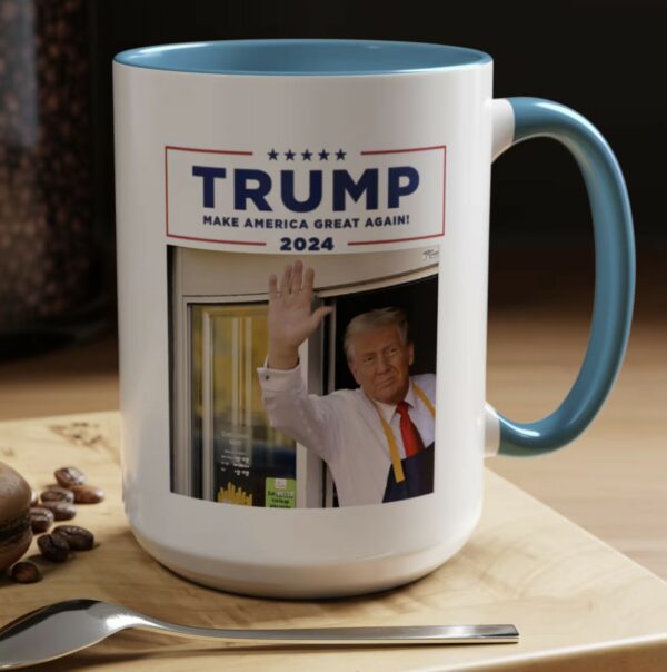 Trump McDonalds Mug, Donald Trump Coffee Mug US