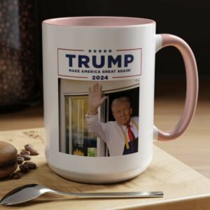 Trump McDonald's Mug: Show Your Support for the Former President with This Unique Coffee Cup 6 Trump McDonalds Mug, Donald Trump Coffee Mug USA