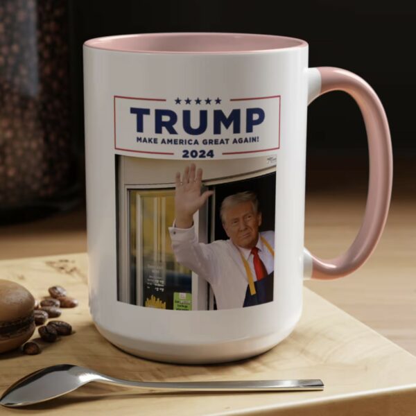 Trump McDonalds Mug, Donald Trump Coffee Mug USA