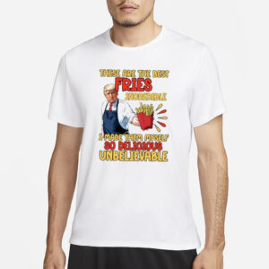 Trump's Favorite Meal: Make America Great Again with Fries and a Big Mac 5 Trump McDonalds Shirt, Trump Fries Shirt, Make America Great Shirt, men shirts1