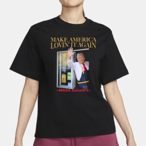 Trump McDonald's Shirt: MAGA Lovin' It, Election 2024, Pennsylvania Trump Merch, Halloween Republican Gift 6 Trump Mcdonalds Shirt Funny Trendy MAGA Lovin' It Trump Mcdonald Election 2024 Pennsylvania Trump Merch Halloween Republican Gift Trump Tee2