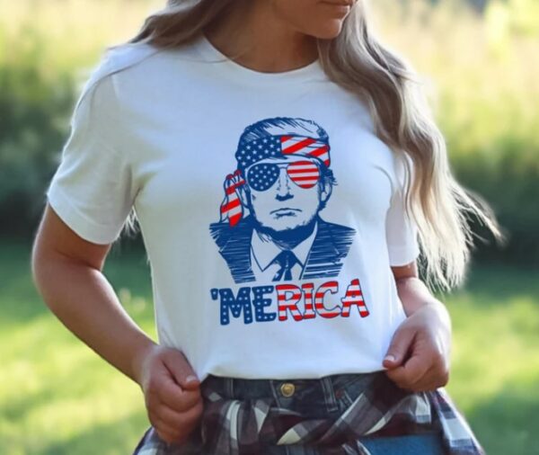 Trump 'Merica Shirt, Go Trump Trump Shirt 2024, 4th of July Shirt, American Shirt, 4th of July party, Independence Day,Patriotic tee2