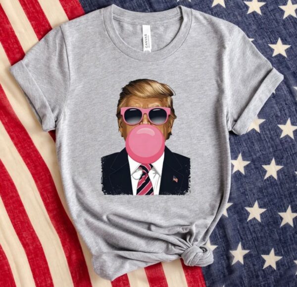 Trump Pink Bubblegum Graphic Tee, Trump, President, Republican Shirt Trump Tee Trump mugshot shirt Trendy Republican Shirt Trump Mugshot2