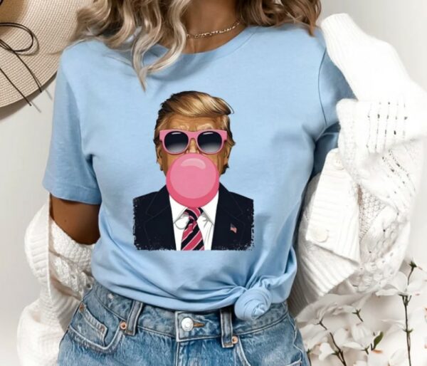 Trump Pink Bubblegum Graphic Tee, Trump, President, Republican Shirt Trump Tee Trump mugshot shirt Trendy Republican Shirt Trump Mugshot3