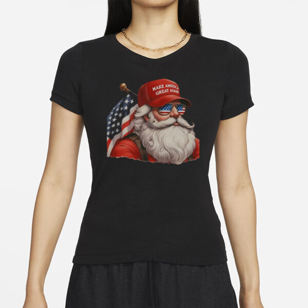 Trump Santa Make America Great Sweatshirt, Santa Trump T- Shirt