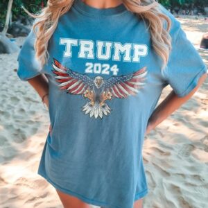 Show Your Patriotism: Trump 2024 Comfort Colors® Tee for True Americans 7 Trump Shirt, American Flag Shirt, Pro Trump Shirt, Pro America Shirt, Trump 2024 Shirt, Republican Shirt, MAGA 2024 Comfort Colors® Tee3