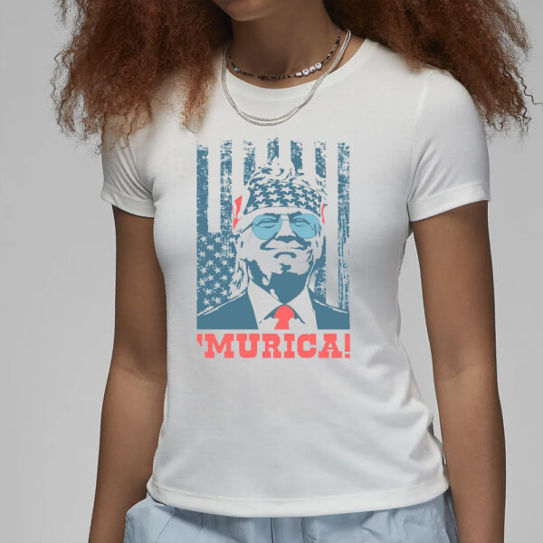 Trump Shirt American Flag Team 'Murica MAGA Memorial Day Patriotic USA Merica Mens 4th of July T-shirts3