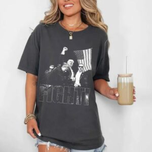 Trump 2024: Fight for Freedom T-Shirt 5 Trump Shirt, Donald Trump Fight Shirt, Trump 2024 TShirt, Trump Assassination Shirts, Trump Shirt Men Women, Comfort Colors Unisex Shirt1