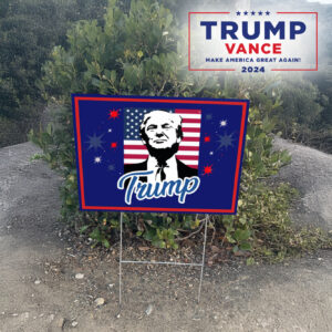 Show Your Support: Trump 2024 Yard Signs for Republicans 6 Trump Signs For Yard - trump yard sign, trump 2024 yard sign, Republican lawn Yard Sign2