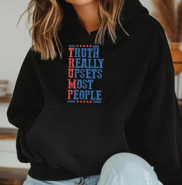 Trump Sweatshirt, 2024 Vote for Trump Hoodie, Election for United State President Unisex Long Sleeves, Truth Trump Republican Sweater3