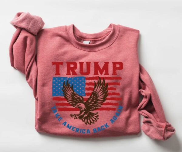 Trump Take America Back Sweatshirt, Trump Vance 24 Sweatshirt, President Trump, Republican Shirt, Republican Gifts Support Trump Shirt3