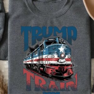 Trump Train 2024: Show Your Support with Our Patriotic Sweatshirts and Shirts 6 Trump Train 2024, Trump Sweatshirt, Donald Trump Shirt, American Sweatshirt, USA Sweatshirt, USA Shirt, Trump President, Political Shirt2