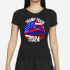 Trump Train 2024 USA flag shirt