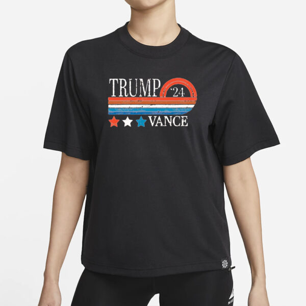 Trump Vance 2024 3-Stars Tee Shirt1