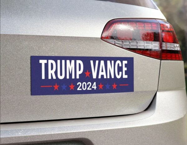 Trump Vance 2024 Car Decal, Presidential election 2024 Magnetic Bumper Stickers, President Trump Vinyl Stickers, Election Vote Republican